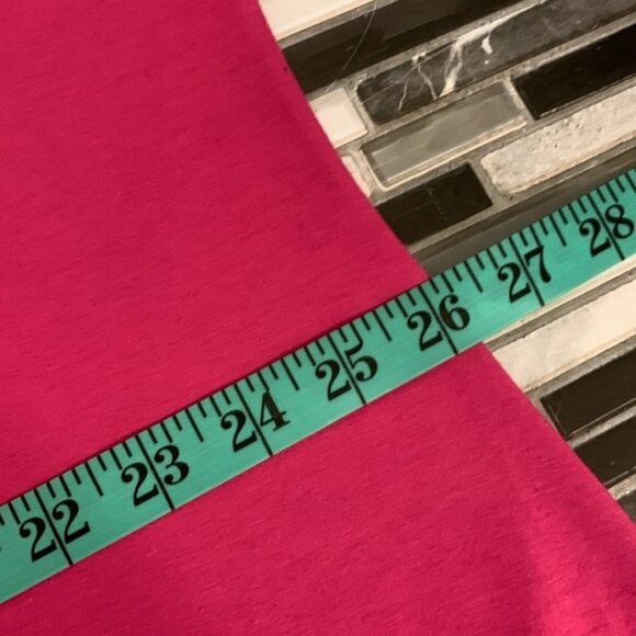 Pink Long Sleeve High Low Boat Neckline Estimated - Picture 5 of 5